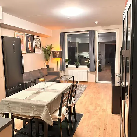 New Modern 2 Room Apartment With 2 Beds & Free Parking Lorenskog Exterior photo