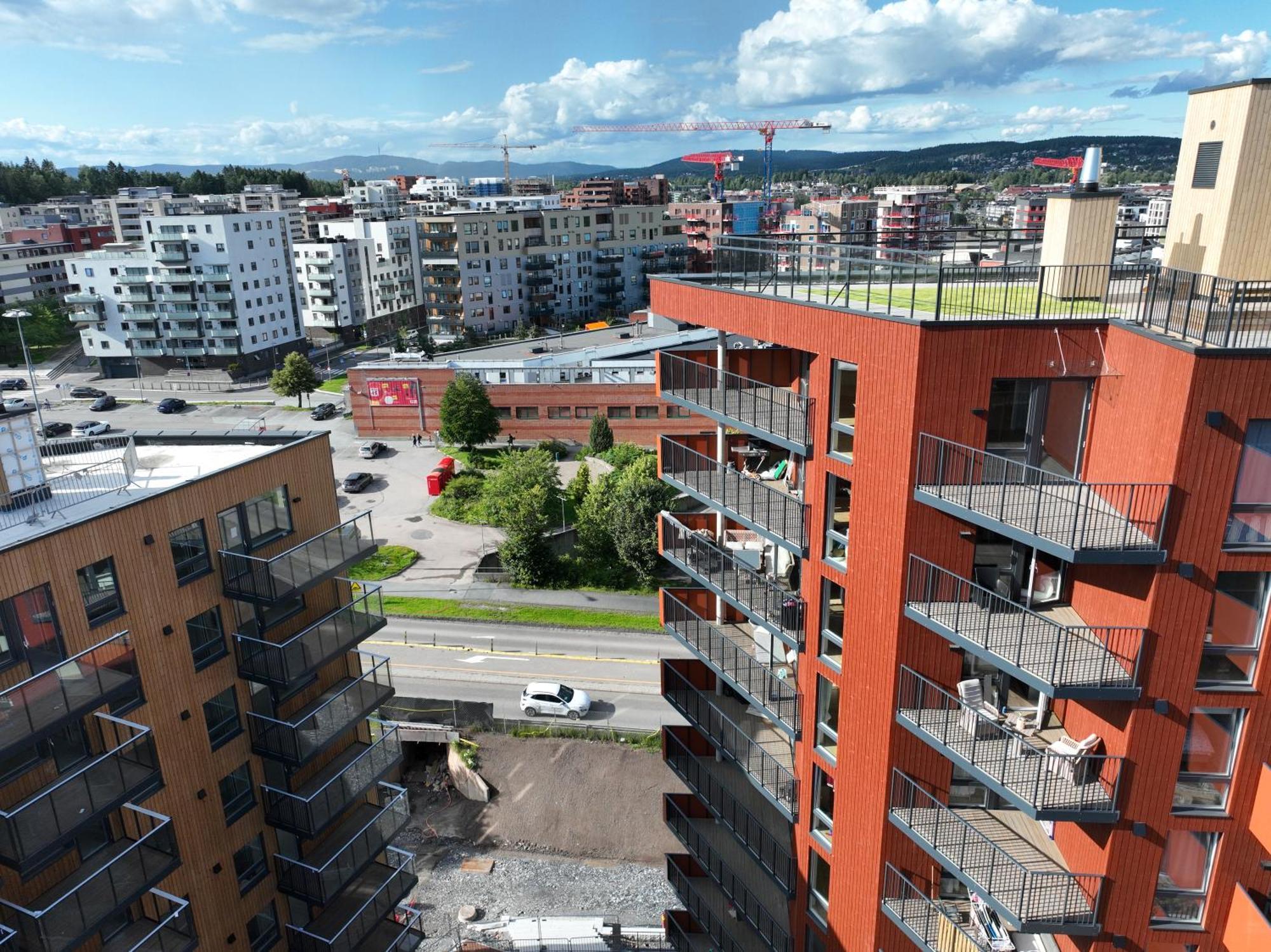 New Modern 2 With 2 Beds & Free Parking * Lorenskog