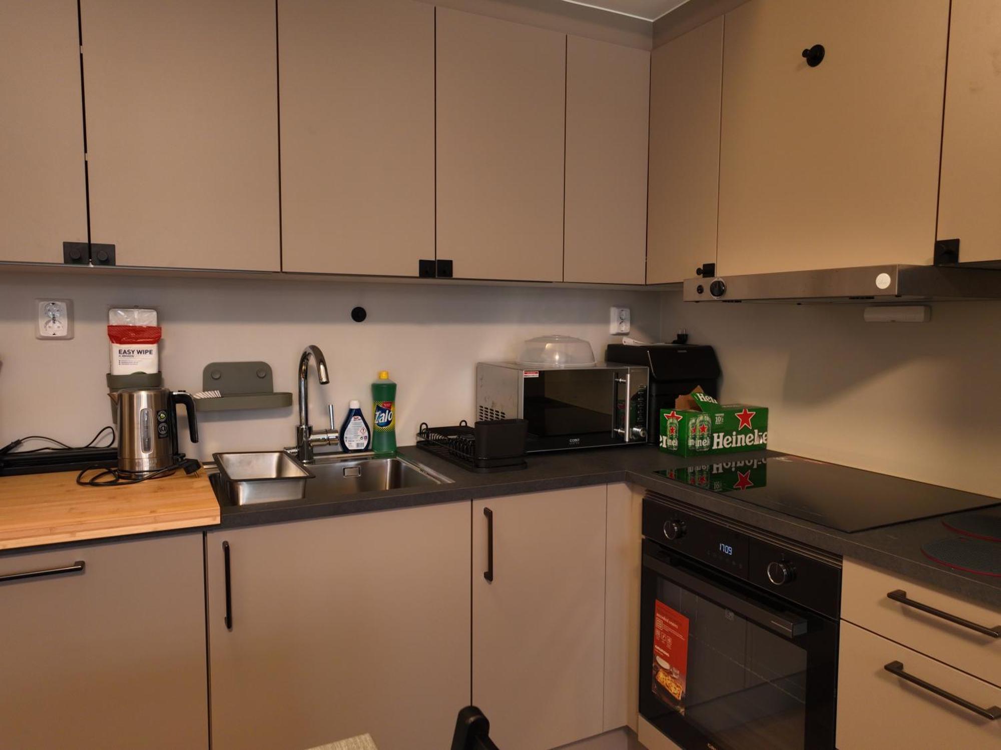 New Modern 2 With 2 Beds & Free Parking Apartment Lorenskog
