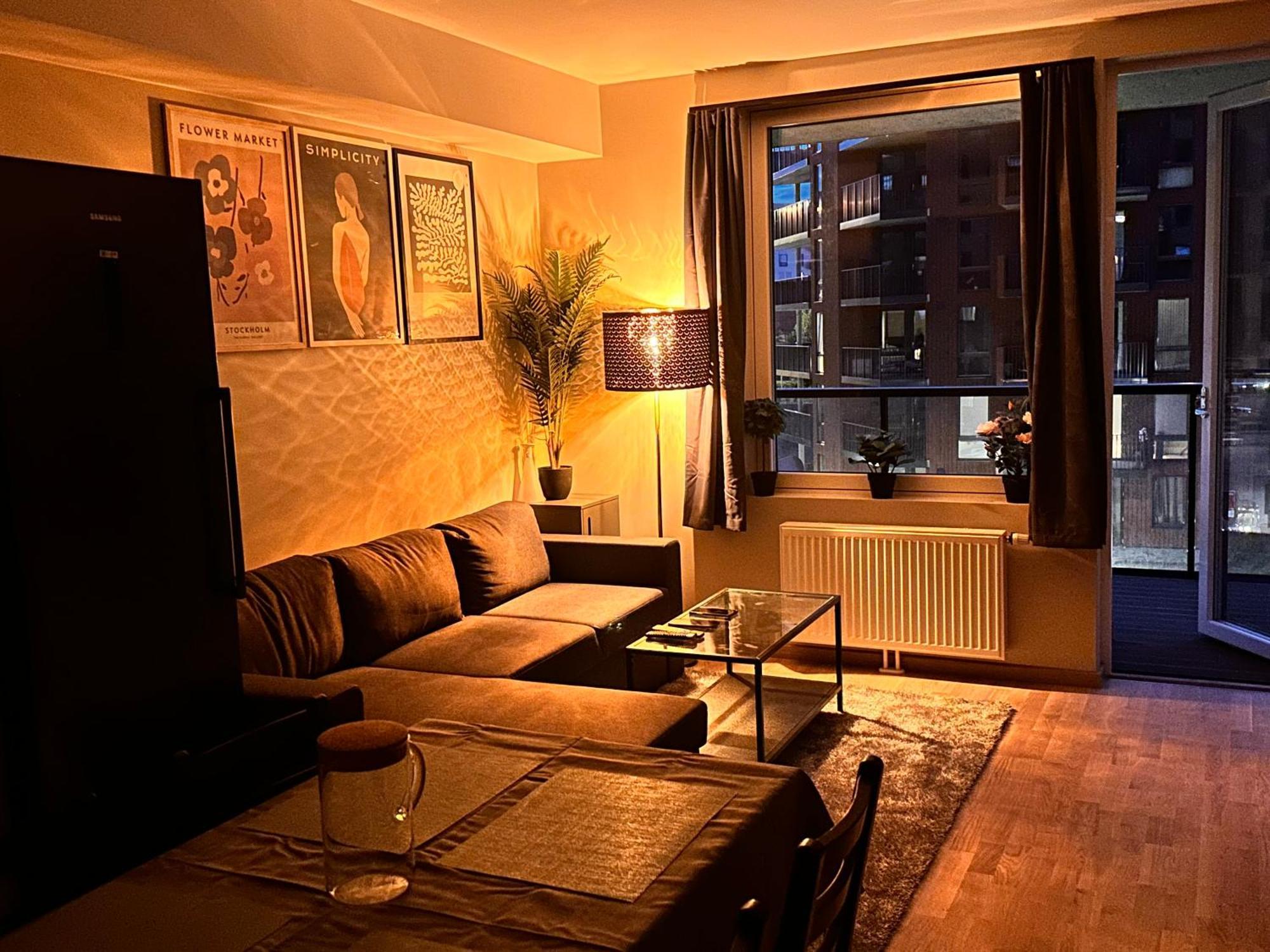 Apartment New Modern 2 With 2 Beds & Free Parking Lorenskog