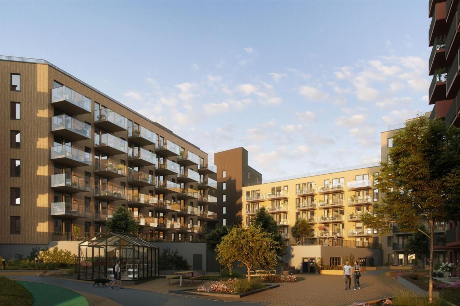 New Modern 2 With 2 Beds & Free Parking Lejlighed *